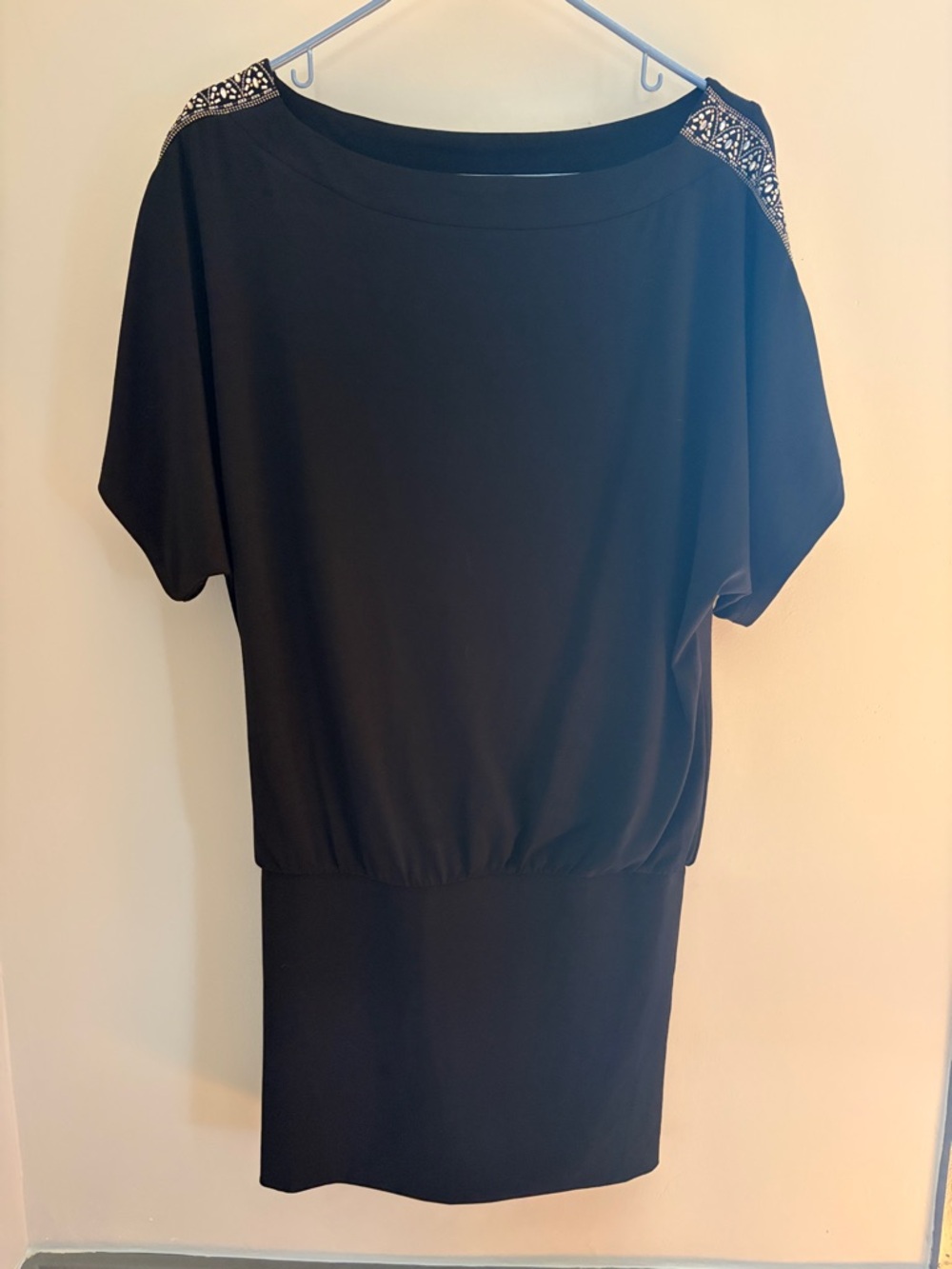 White House Black Market Black Short Sleeve dress